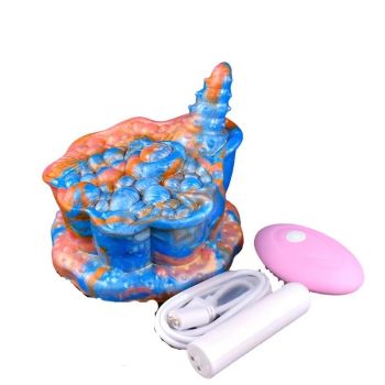 House Of Dasein Faak Wireless Control Vibrator Fantasy Grinders Inserted Silicone Sex Toys For Men Women Masturbate Massage Foreplay Products - Blue - Vibrator