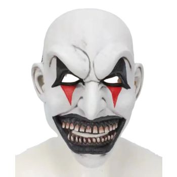 House Of Dasein Halloween Horror Soul Breaking Clown Hat Death Headset Makeup Ball Cosplay Mask - No Hood