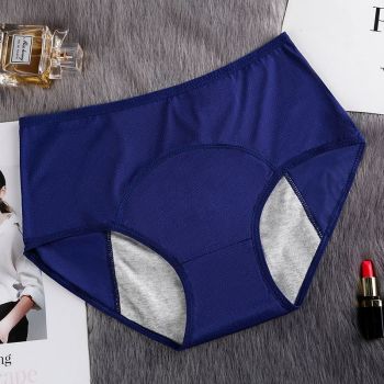 House Of Dasein Physiological Pants For Women Comfortable Mesh Anti Leakage Sanitary Triangular Underwear - Dark Blue - Xl