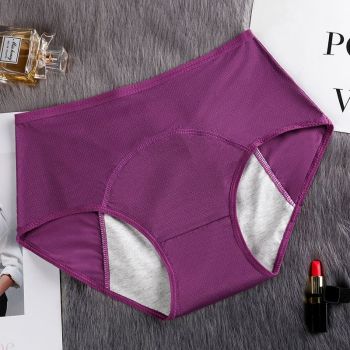 House Of Dasein Physiological Pants For Women Comfortable Mesh Anti Leakage Sanitary Triangular Underwear - Purple - Xl