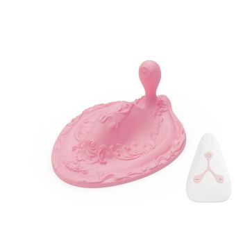 House Of Dasein Unisex Wireless Remote Cushion Vibrator 12 Frequency Vibrating Rod Massager Pad Prostate Anal Plug Stimulator Sex Toys For Women - Pink