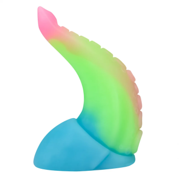 House Of Dasein Soft Luminous Silicone Huge Anal Butt Plug Octopus Vagina Masturbation Toy - Pink Green Blue