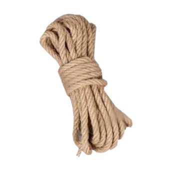 House Of Dasein 4Mm-12Mm Natural Burlap Jute Twine Retro Rope String Handmde Craft Wedding Home Decoration Cords - 10M - Style E