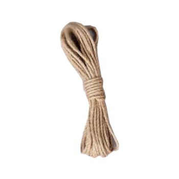 House Of Dasein 4Mm-12Mm Natural Burlap Jute Twine Retro Rope String Handmde Craft Wedding Home Decoration Cords - 5M - Style A