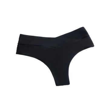 Sexy Cross Bikini Bottoms Thong For Women - Black - L