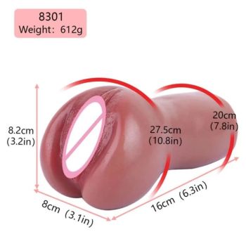 House Of Dasein Faak Soft Silicone Pocket Pussy Stroker Skin Touch Male Masturbator Realistic Vagina Clit Single Hole Anal Sex Toys For Men - Style 8302