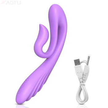 House Of Dasein G-Spot Clitoral Vibrator Sex Toy For Women Clitoris Stimulator Female Masturbation Vibration Rechargeable Adults Toys - Purple