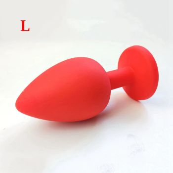House Of Dasein Crystal Anal Plug Sex Toys Adult Games Dildos Bdsm Product Shop Butt - Red - L