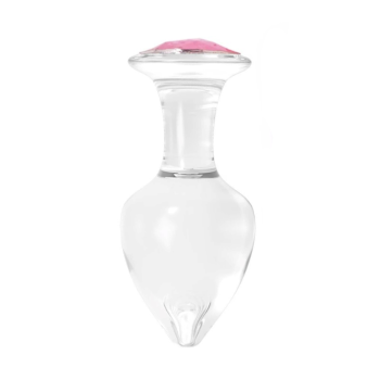 House Of Dasein Crystal Anal Plug Sex Toys Adult Games Dildos Bdsm Product Shop Butt - Clear - L