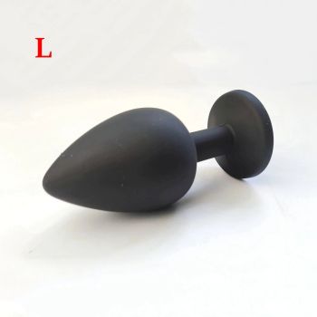 House Of Dasein Crystal Anal Plug Sex Toys Adult Games Dildos Bdsm Product Shop Butt - Black - L