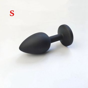 House Of Dasein Crystal Anal Plug Sex Toys Adult Games Dildos Bdsm Product Shop Butt - Black - S