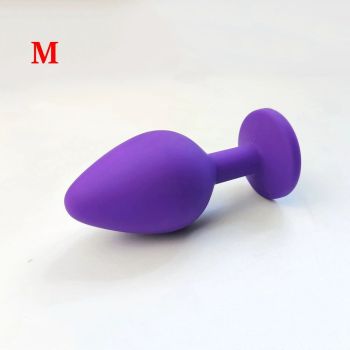 House Of Dasein Crystal Anal Plug Sex Toys Adult Games Dildos Bdsm Product Shop Butt - Purple - M