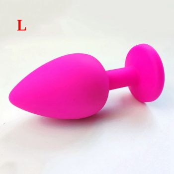 House Of Dasein Crystal Anal Plug Sex Toys Adult Games Dildos Bdsm Product Shop Butt - Pink - L
