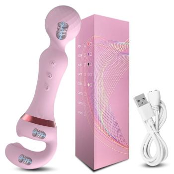 House Of Dasein Powerful 3 In 1 Vibrator Clitoris G Spot Stimulations Women - Pink - With Box