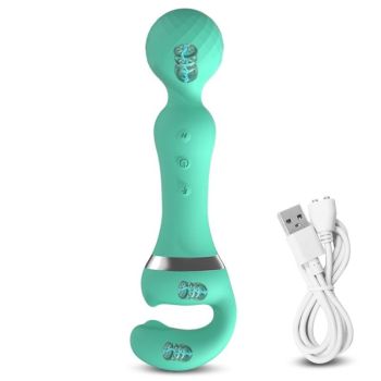 House Of Dasein Powerful 3 In 1 Vibrator Clitoris G Spot Stimulations Women - Green - Without Box