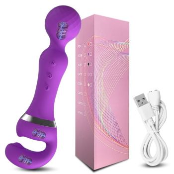 House Of Dasein Powerful 3 In 1 Vibrator Clitoris G Spot Stimulations Women - Purple - With Box