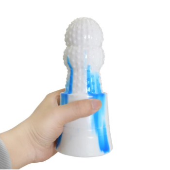 House Of Dasein Medium Potted Dildo-Yocy-217 - Blue