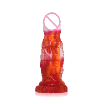 House Of Dasein Python Jormungand Dildo-Yocy-2110 - Red-Orange