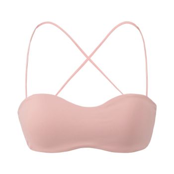 House Of Dasein Double Layered Small Chest Flat Narrow Version Without Cushion Underwear Sling - Soft Mist Pink - M