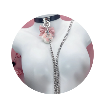 House Of Dasein Bdsm Cute Cat Claw Bell Collar Bow Nipple Clamp Anal Plug Chocker With Leash Sm Training Stimulation Flirting Sex Toys - Choker And Chain - Choker And Chain