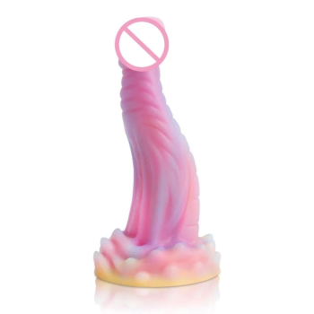 House Of Dasein Soft Silicone Luminous Monster Anal Dildo Butt Plug For Sexual Wellness - B