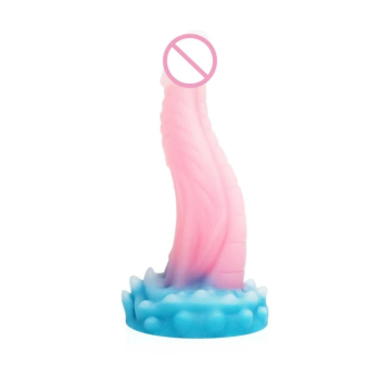 House Of Dasein Soft Silicone Luminous Monster Anal Dildo Butt Plug For Sexual Wellness - A