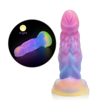 House Of Dasein Soft Silicone Luminous Monster Anal Dildo Butt Plug For Sexual Wellness - K