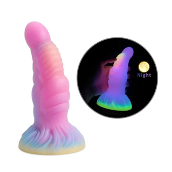 House Of Dasein Soft Silicone Luminous Monster Anal Dildo Butt Plug For Sexual Wellness - G