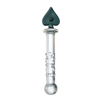 House Of Dasein Poker Crystal Glass Body Wand Massager Colorful Butt Plug Dildos Anal Sex Toys For Female Male Gay Masturbation Tool - Style A