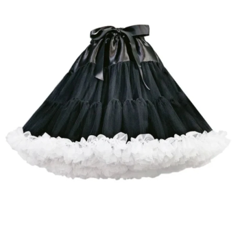 House Of Dasein Lolita Cosplay Women Underskirt For Wedding Dress Clothing Kawai Fairy Maid Pink Petticoat - Black