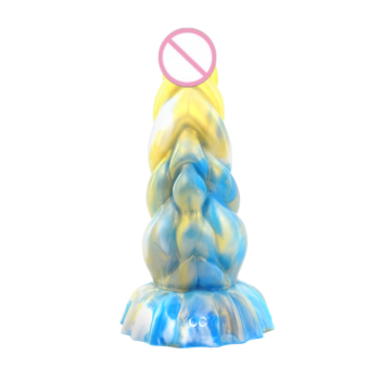 House Of Dasein Water Hunter Dildo Yocy 255 - Light Blue-Yellow