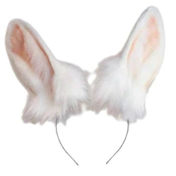 House Of Dasein Women Girls Cartoon Fox Ears Shaped Headband Plush Hair Hoop Cosplay Accessories - Style V