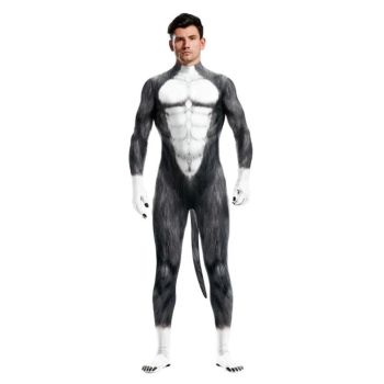 House Of Dasein Halloween Whole Cosplay Costumes Animal Catsuits 3D Printed Jumpsuits Unisex Bodysuit - S - Style 4