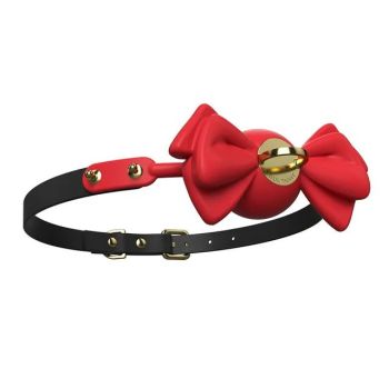 House Of Dasein Deep Throat Mouth Ball Adjusting Plug Dildo Gag Female Sex Toys - Bow Tie Mouth Gag