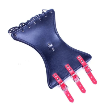 House Of Dasein Leather Corset Sex Toys Fetish Slave Restraint Waist Costume For Women - M - Corset C M