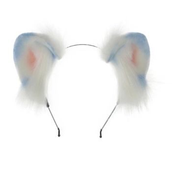 House Of Dasein Women Girls Cartoon Fox Ears Shaped Headband Plush Hair Hoop Cosplay Accessories - Style Q4