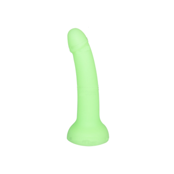 House Of Dasein Soft Flexible Luminous Glowing Suction Cup Dildo For Women Maximum Pleasure Vag - Green
