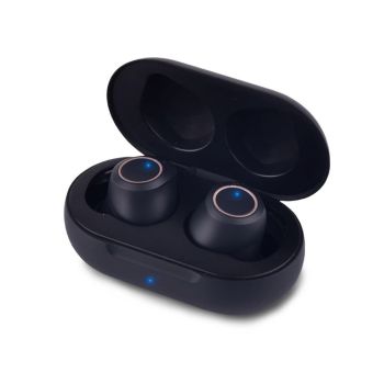 House Of Dasein Invisible Rechargeable Ear Hearing Aid Z 100 With Charging Case Digital For Both Ears - Black