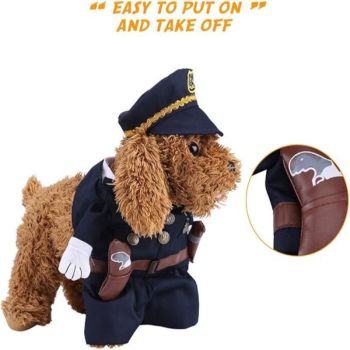 Pet Cosplay Outfit Funny Dog & Cat Costume For Parties And Holidays (Large)