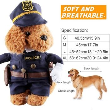 Pet Cosplay Outfit Funny Dog & Cat Costume For Parties And Holidays (Medium)