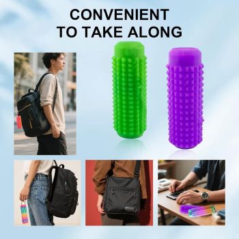 5PC Little Ouchies Fidget Toys Adults, Pain Stim Pocket Sensory Toys for Anxiety and Stress Reduction,Portable Travel Stress Relief Spiky Fidget Keychain (Style-1)