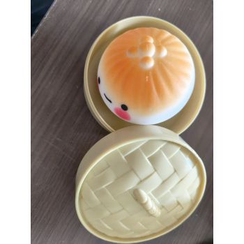 Squeeze Stress Relief Toy 3-Pack - Bun Shape Slow Rebound Squishy Toy for Anxiety Relief - Soft PU Foam Decompression Toy - 5cm (3-Pack)