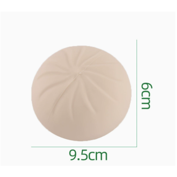 Squeeze Stress Relief Toy 3-Pack - White Bun Shape Slow Rebound Squishy Toy for Anxiety Relief - Soft PU Foam Decompression Toy (3-Pack)
