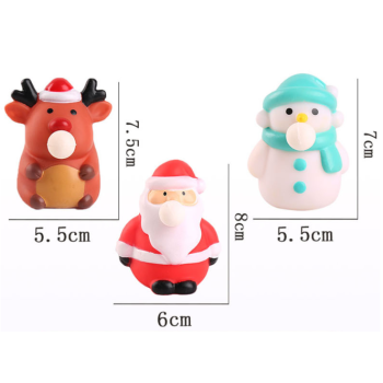 Squeeze Bubble Pop Stress Relief Toy 3-Pack - Cartoon Squishy Figure for Anxiety Relief - Christmas Santa Decompression Toy (3-Pack)