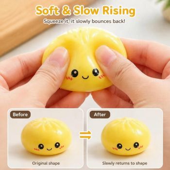 Fidget Squishy Stress Relief Toy 9-Grid Blind Box - Mystery Dumpling Squishy Calendar - Adult Decompression Squeeze Toy - GJ862-002