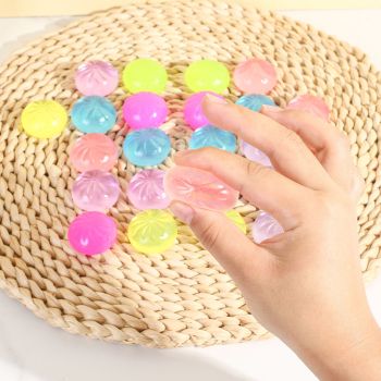 Adult Squishy Stress Relief Toy 24-Day Countdown Surprise Set - Mystery Dumpling Squeeze Calendar Gift Box - Decompression Toy - GJ876-008