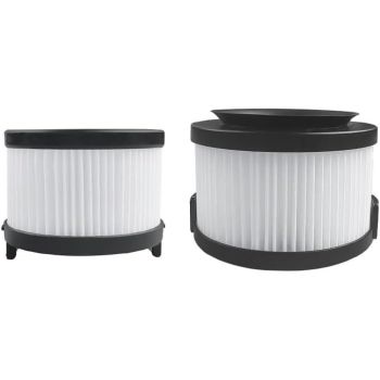 Replacement Filter Set Compatible with Levoit VortexIQ40-RF Vacuum - 1 Front Pre-Motor Filter + 1 Rear Post-Motor HEPA Filter Combo Kit for Vortex IQ40 RF