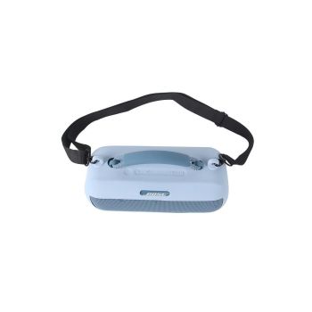 Silicone Protective Case with Shoulder Strap Compatible with Bose SoundLink Max Speaker - Blue