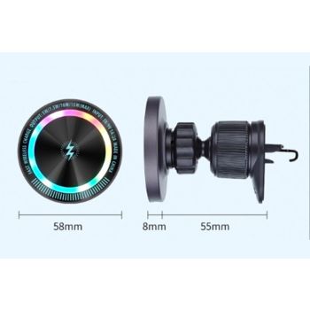 15W Wireless Car Charger Phone Holder Mount Mag Safe for iPhone 12 13 14 Pro Max