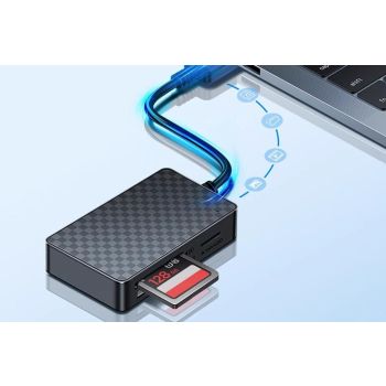 4 In 1 Multi Memory Card Reader USB 2.0 To CF SD TF MS Card Reader Adapter